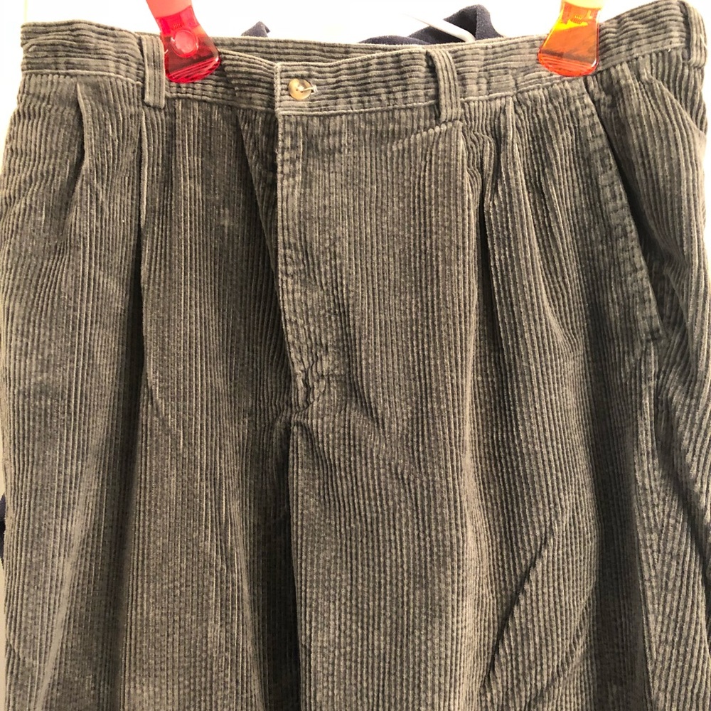 Claiborne Dark Gray Corduroy Men’s Pants